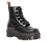 Anfibio Donna Unisex Uomo Dr Martens Molly Platform Buttero Black