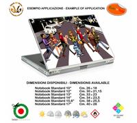 Anfield road big bang theory adesivo notebook tablet sticker print pvc cropped