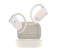 ANFIER M9 AI Language Translator Earbuds - Auricolari aperti con supporto in 144 lingue e accenti Traduzione in tempo reale, vestibilità aderente, ganci ergonomici, beige (con pacchetto offline)