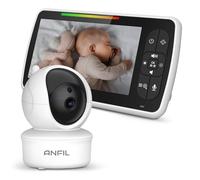 ANFIL® Baby Monitor Video e Audio: Audio Bidirezionale, Visione Notturna - Sistema di Monitoraggio Sicuro dei Neonati con Modalità VOX