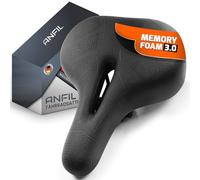 ANFIL® Sella Bici Donna Comoda in Gel - Sellino Ergonomico Antiprostata per Uomo e Donna - Morbido, Traspirante, Impermeabile - con Memory Foam per Bici da Strada, Sella MTB e City Bike