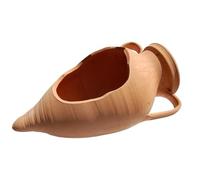 ANFORA A PUNTA INTAGLIATA IN TERRACOTTA CM 60
