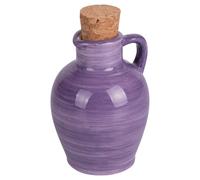Anfora mini oliera 95 ml in ceramica e sughero, Drama Queen, Tinte Uniche