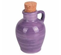 Anfora Mini oliera 95 ml in Ceramica Tappo in Sughero, Drama Queen, Tinte Uniche