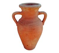 Anfora romana greca in terracotta con manici da giardino effetto antico esterno