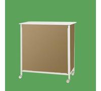 ANFUZUN.RONG Tabella portatile del contatore di promozione, Podio Fiera Mostra Reception Evento Scrivania contatore discorso Stand,Supporto pieghevole dell'insegna della tabella di degustazione