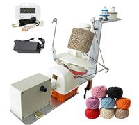 ANGDI Avvolgitore di Filato Elettrico, Macchina avvolgitrice per gomitoli di Lana con contatore, capacità 500g, avvolgitore Automatico per Lana da Maglia, Macchina avvolgitrice Multistrato