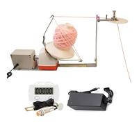 ANGDI Avvolgitore Elettrico per gomitoli di Lana, avvolgitore per Filati con velocità Regolabile, capacità di 500g, Macchina per Avvolgere Filati di Lana per Maglia e Uncinetto, per lavori