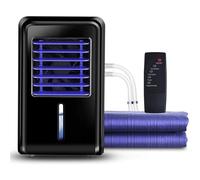 ANGDI Materasso ad Acqua di Raffreddamento, Materasso raffreddato ad Acqua con Telecomando, Sistema di Cuscino di Raffreddamento del Letto, Coprimaterasso refrigerato in PVC, 63x27 Pollici