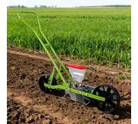 ANGDI Seminatrice Manuale per ortaggi, seminatrice Manuale a Spinta per Semi da Giardino con Distanza e profondità tra Le File Regolabili, seminatrice agricola per Uso agricolo(1)