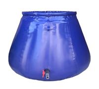 ANGDI Serbatoi Pieghevoli per Acqua di Emergenza, Contenitore per Acqua agricola con Scarico, Sacca per Acqua piovana, Serbatoio per Acqua piovana per irrigazione agricola(500L/132Gal)