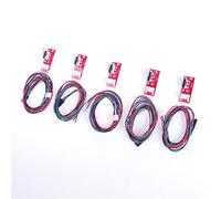 ANGEEK 5 interruttori meccanici con indicatore LED e cavo per Makerbot Prusa Mendel RepRap Mega 2560 1280 CNC Arduino RAMPS 1,4