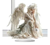 Angel-Acrilico Supporto Artistico, Artistico in Acrilico | Supporto da Tavolo 2D Craft - Decorazione Unica per scrivania, Supporto da Tavolo, Elegante Presentazione per Il Soggiorno a casa