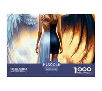 Angel And Demon Puzzle 1000 Pezzi - Puzzle Decorativo E Rilassante, Confezione Premium E Poster Inclusi - 70x50cm/1000pcs