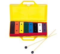 ANGEL APG-8C Metallofono Diatonico 8 Note Xilofono per Scuole Didattica Bambini