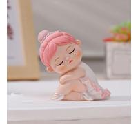 Angel Baby Figurine Resina Ballet Girl Girl Face Pose per la camera da letto