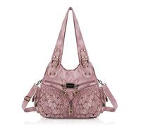 Angel Barcelo Portafogli da donna grande borsa a tracolla morbida Hobo Bags per le donne, Rosa scuro, Taglia unica