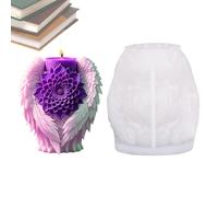 Angel Candle Molds - Flessibile in silicone 168 g Form, Wax Resin Soap Casting, Angel Statua Shape Mold | Religious Candle Crafting, Epoxy Desk Decor Casting, Plaster Figurine Pouring, Chocolate Art