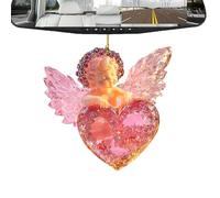 Angel Christmas Ornamenti - Acrilico , Fascino Albero Leggero | Decorazioni Angelo Uniche per Albero Di Natale, Chiavi Del Astuccio O Specchietto, Regalo Commemorativo Sentimentale Per L