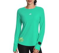 ANGEL CITIZ Top da allenamento da donna a maniche lunghe e a maniche corte, ad asciugatura rapida, camicie da corsa morbide e traspiranti, per yoga, palestra, UPF 50+, confezione multipla