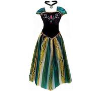 Angel Closet Collana con parrucca da principessa regina per adulti, per cosplay, Halloween (vestito con collana, M)