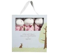 Angel Dear A Pair and A Spare - Tre di un tipo Blankies Gift Box (taglia unica, giraffa rosa)