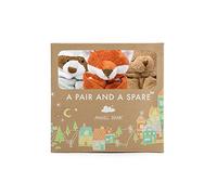 Angel Dear Pair and a Spare 3 Piece Baby Blankie Set-Woodland