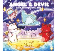 Angel & Devil: Cute & Relaxing Coloring Book