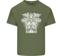 Angel Di Death Giorno Dei Morti Teschio Dotd Uomo Cotone T-Shirt