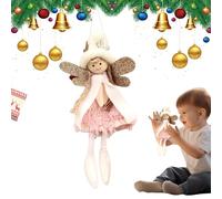 Angel Doll Ornaments - Angel Plush Decoration, Christmas Angel Angel Ornaments | Angel Doll Pendants Christmas Angel Wings Ornament, Angel Doll Ornaments for New Year Birthday Decor
