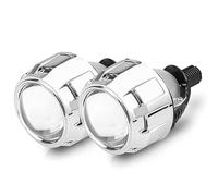 Angel Eyes, Lampadine Angel Eyes 1pair 2,5 pollici 80 mm LED Halo Angel Eyes Proiettore Lente Anabbagliante Bi LED Luci Uso adatto per H4 H7 9005 HB3 9006 HB4 Fari Uso adatto per Auto Retrofit(Left Ha