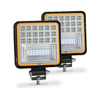 Angel Eyes, Lampadine Angel Eyes Light Light Bar 72W 24 Strage Round Farelight Auto Light for 4x4 Bar Offroad SUV ATV. Escavatore di camion Amber bianco(Blue)