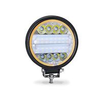 Angel Eyes, Lampadine Angel Eyes Light Light Bar 72W 24 Strage Round Farelight Auto Light for 4x4 Bar Offroad SUV ATV. Escavatore di camion Amber bianco(1)