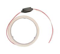 Angel Eyes,LED Angel Eye Standlicht Luce di marcia diurna Uso adatto per auto, luce in cotone COB, occhio d'angelo, apertura 60-120 mm, moto, veicolo elettrico universale(White,110MM)