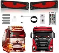 Angel Eyes, Led Auto, Occhi Led per Camion, Luci Natale, Schermo per Auto(102x348mm)