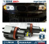 ANGEL EYES LED H8 PER Serie 1 E87 E88 E81 E82 da 2007 Luci Posizione CANbus 40W