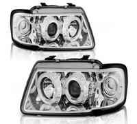 Angel Eyes Scheinwerfer Tuning Tec LED LPAU06 Per Audi A3 (8L) 96-00 Cromati