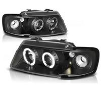 Scheinwerfer Angel Eyes Tuning Tec Per Audi A3 8L 1996-2000 Nero