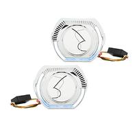 Angel Eyes Shrouds, LED Angel Eyes Halo DRL Lunetta Shrouds 12V 5W Sinistra Destra Anello Coperture per 3 Pollici Bi Xenon LED Dual Lens Headlight (Luce bianca)