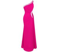 Angel-fashions Da Donna Una Spalla Vestiti da Sera Pieghe