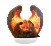 Angel Figurines - Angel Praying Statue | Acrylic 2D Desk Decoration For Home Living Room Bedroom Bookshelf Tovaglia Centerpieces Wedding | Decoration Bedroom Living Room Wedding Centerpiece Bookshelf