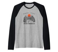 Angel Fire New Mexico Mountain Bike Escursioni Viaggi Maglia con Maniche Raglan