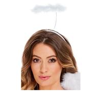 Angel Halo Natale Bianco Adulto Donna Costume Accessorio Nuovo