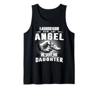 Angel He Sent Me My Daughter for Dad Funny Fathers Day Canotta