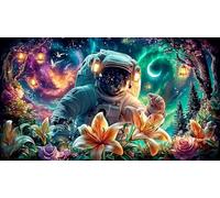 Angel-holding-number Puzzle da 1000 pezzi per la famiglia Regali di compleanno per bambini grandi Cartone 100% riciclato 75x50cm/1000pcs