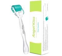 Angel Kiss Derma Roller - Aghi veri da 1,0 mm, in acciaio inox 192, microaghi per microneedling, per viso, corpo, barba, crescita dei peli