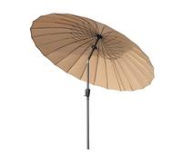 Angel Living® Ombrellone Rotondo Inclinabile in Alluminio da 250cm (Beige)