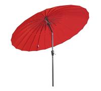Angel Living® Ombrellone Rotondo Inclinabile in Alluminio da 250cm (Rosso)