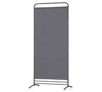 Angel Living Paravento con un Pannello, Decorazione Elegante, Separatore di Ambienti, Divisorio di Camere, 80 x 180 cm (Grigio)