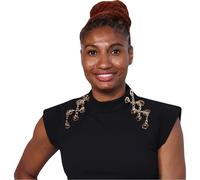 Angel Mccoughtry (Black Dress) Half Body Buddy Cutout